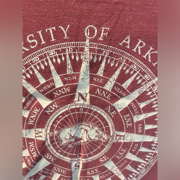 University of Arkansas Comfort Colors Long Sleeve Tee - Picture 7 of 7